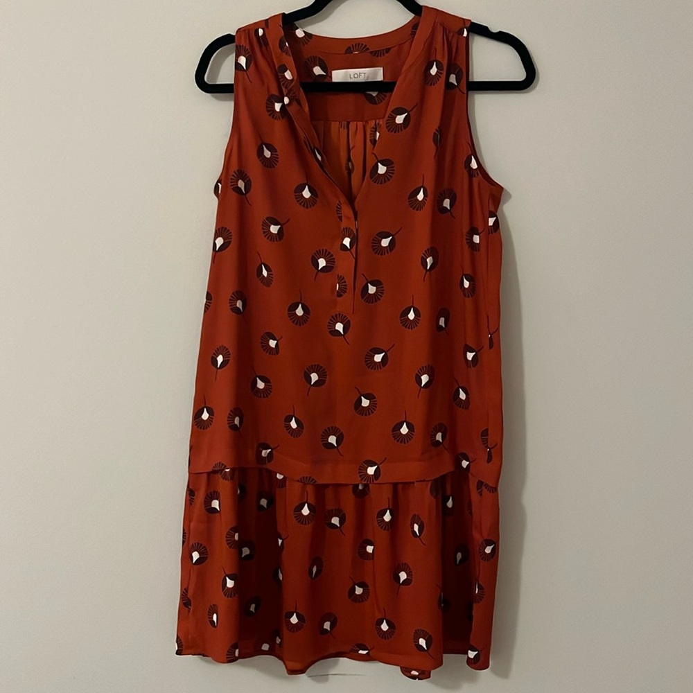 LOFT drop-waist dress